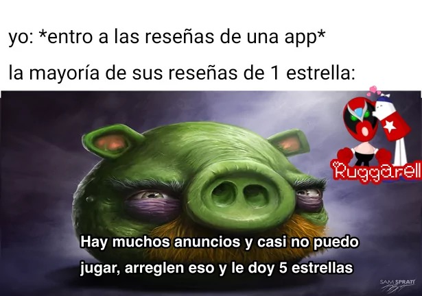 asi son las reseñas - meme