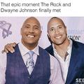The Rock meets Dwayne Johnson