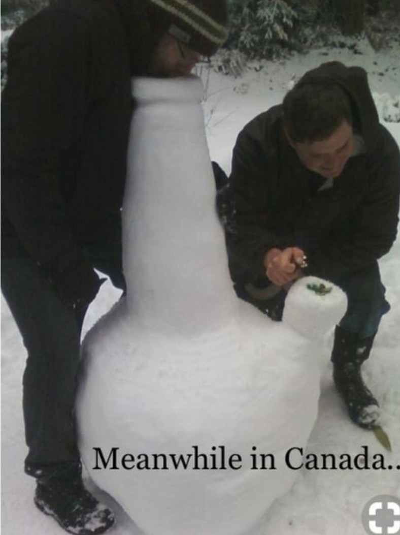 A los canadienses - meme