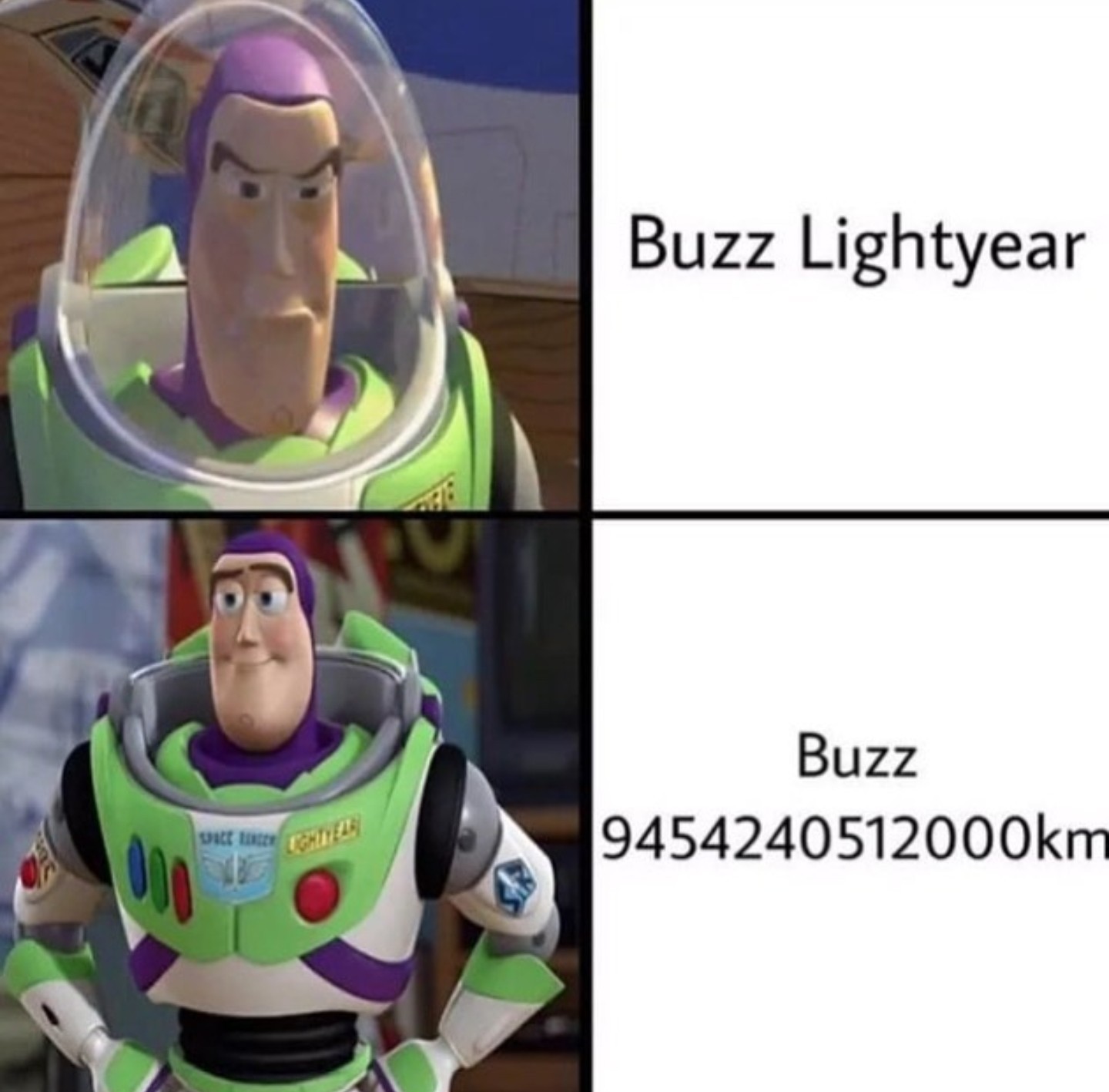 To infinity and beyond - meme