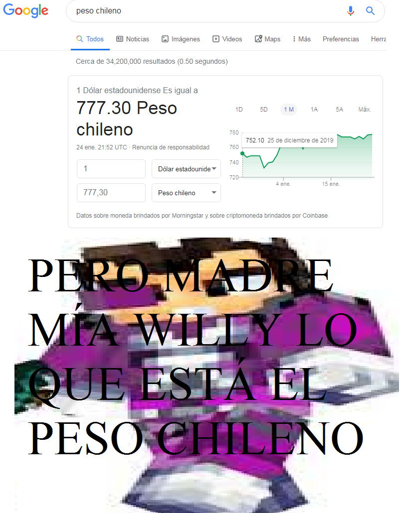 PESO CHILENO - meme
