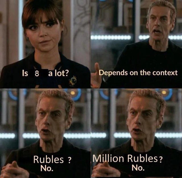 8 million Rubles - meme