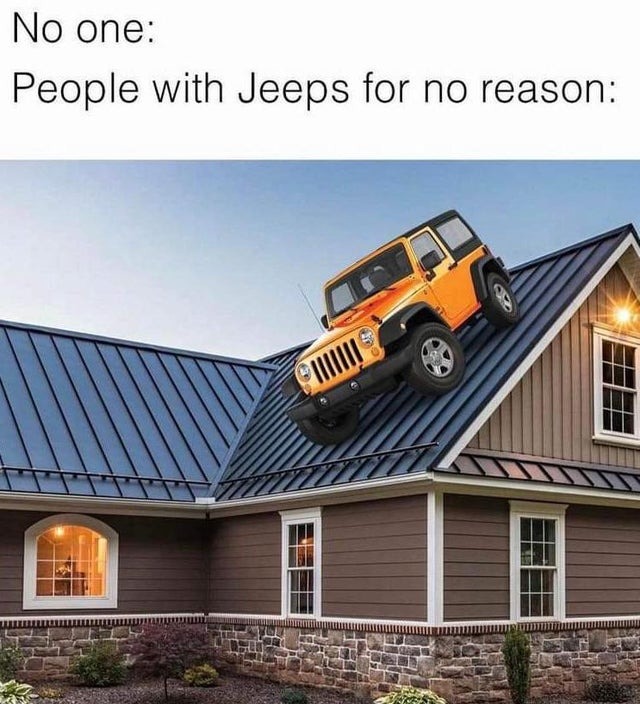 People with Jeeps - meme