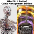 God was high building the human body