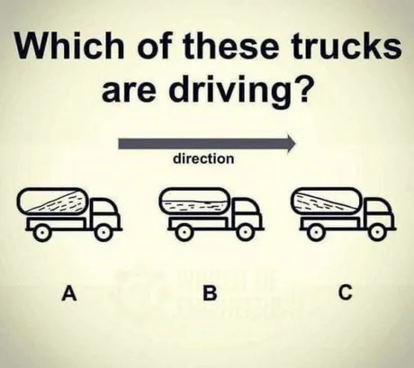 Truck driving problem - meme