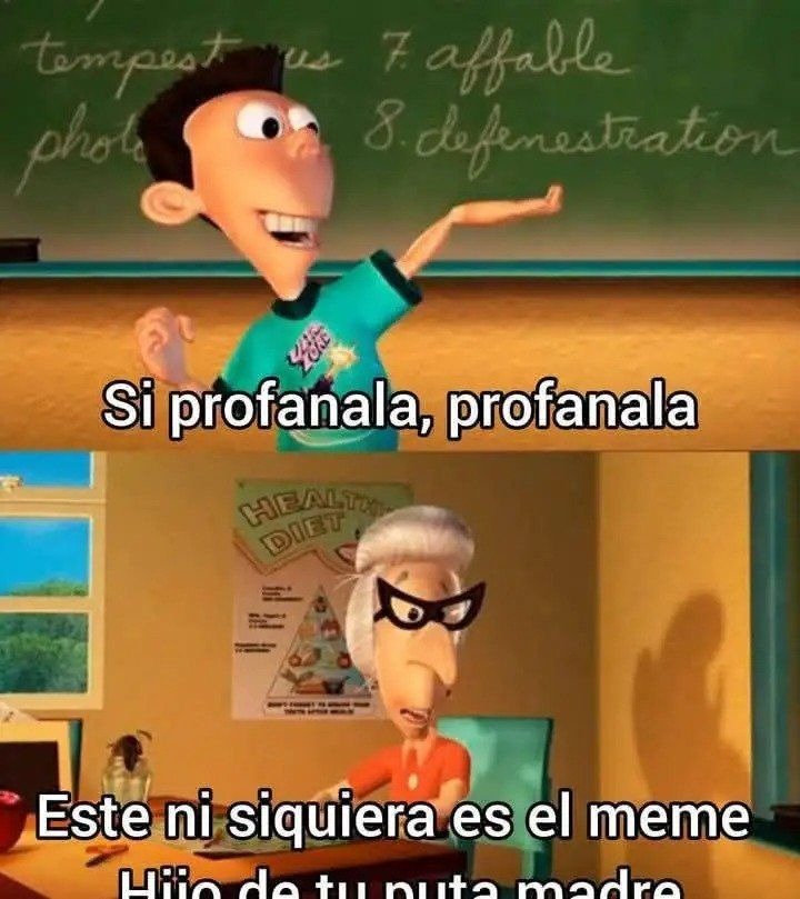No sé si el meme está sobreexplotado y no me importa