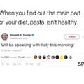 Pasta is good tho