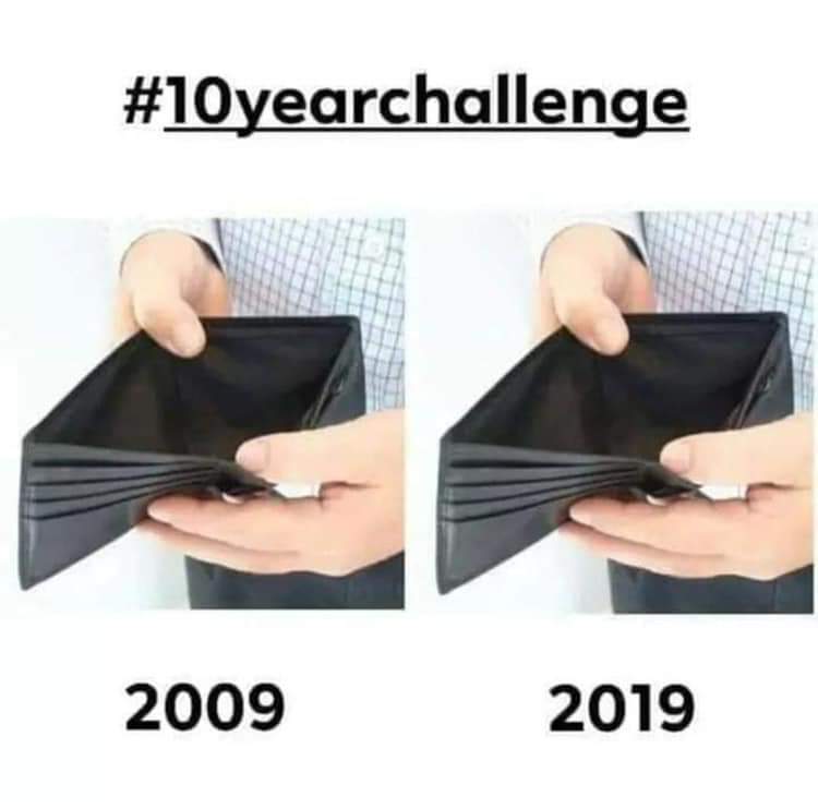 10 anos money - meme