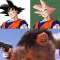 How Goku would look like if he shaved his head