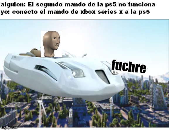 El título se fue a jugar play station 5 - meme
