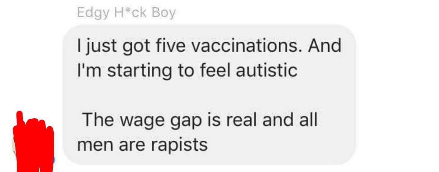 Autism causes vaccines - meme