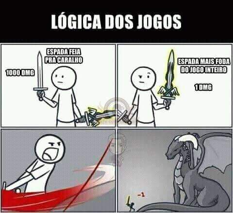 A lógica dos jogos em primeira pessoa - Meme by Edenhazard :) Memedroid