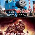 Canada in people's history books