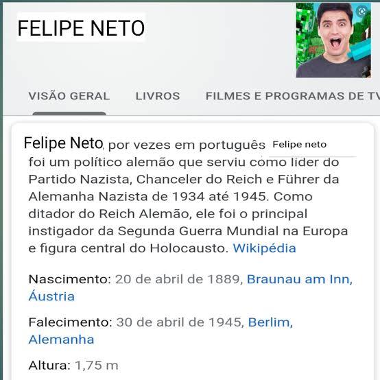 Felipe Neto não é quem vocês pensam - meme