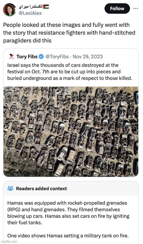 Israel Hamas fact check - meme
