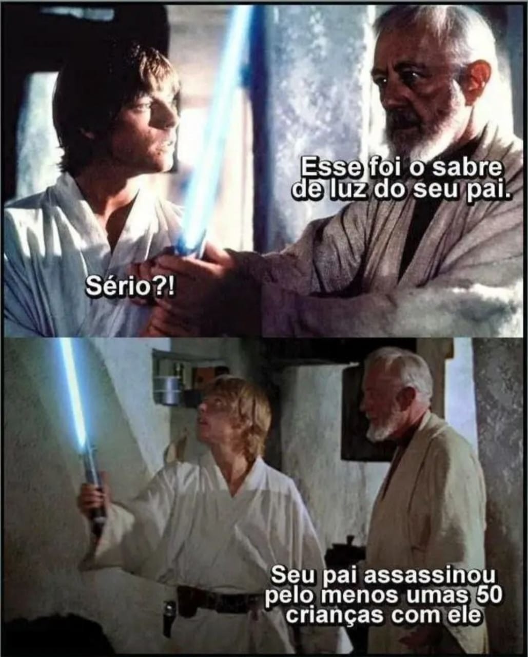 Sabre de luz - meme