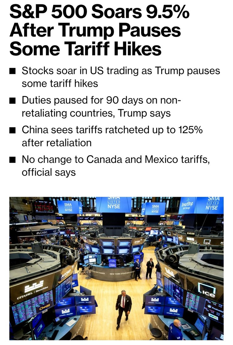 90 days tariff pause meme