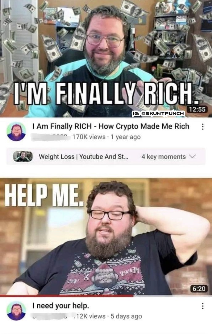 crypto is a scam - meme