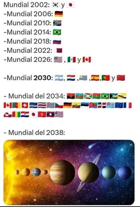 Meme del Mundial de fútbol 2030