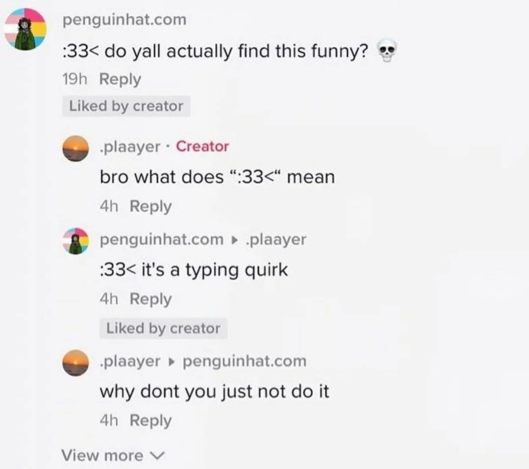 Here's my typing quirk: NI- - meme