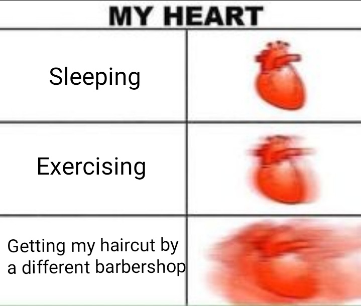 I am gonna get roasted for my haircut - meme