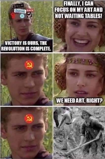 Commies never learn - meme