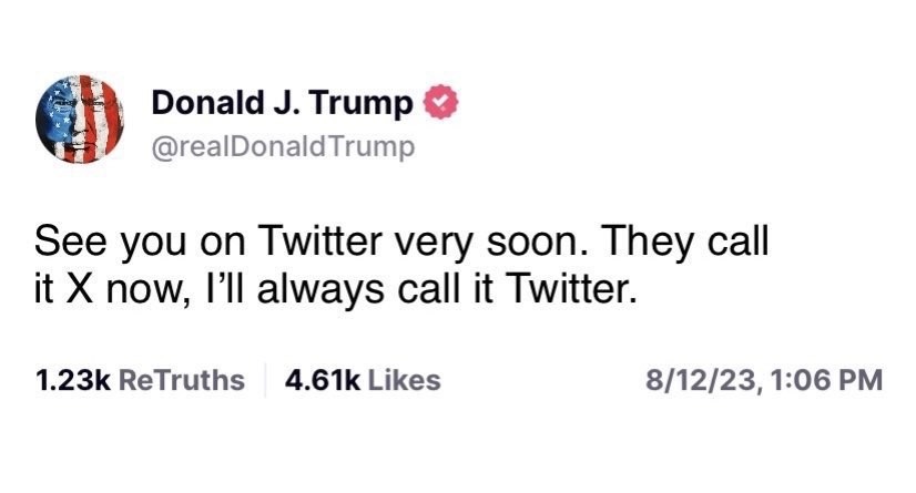 Trump is coming back to Twitter - meme
