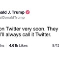 Trump is coming back to Twitter