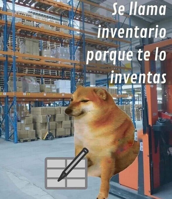 El inventario - meme