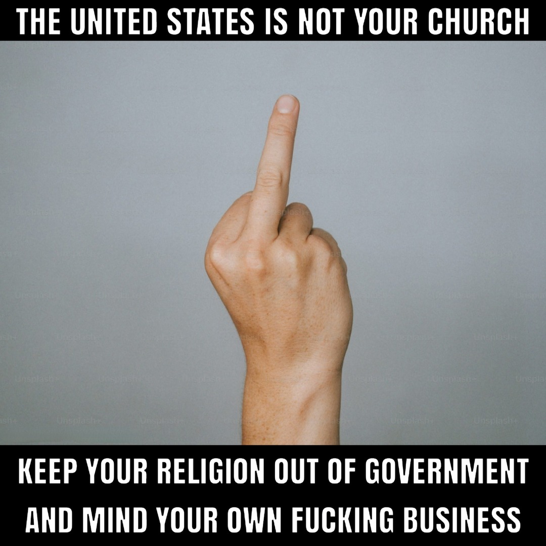 IDGAF about your religion - meme