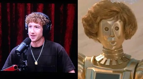 Mark Zuckerberg in the Joe Rogan podcast meme