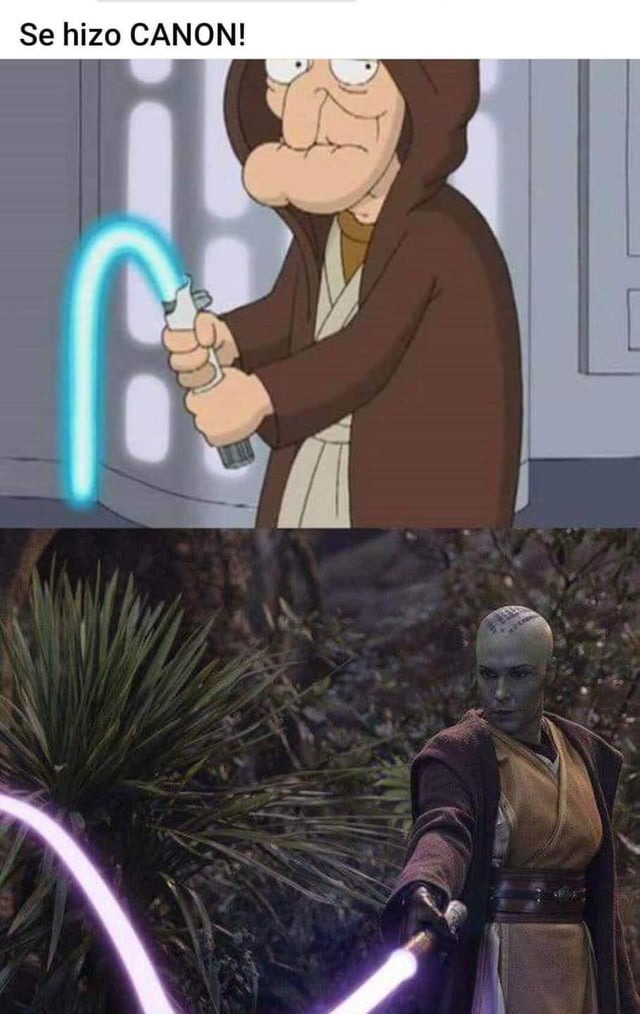Se hizo canon en The Acolyte - meme