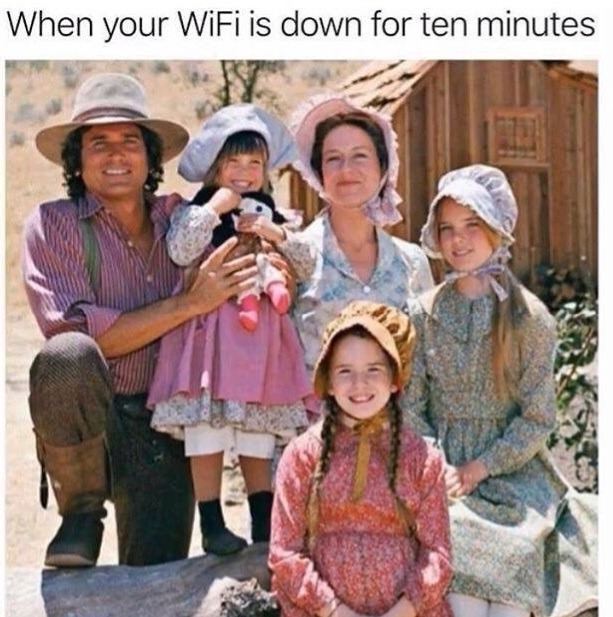 Not a funny meme but little house on the prairie had real men and women in it, so I like it
