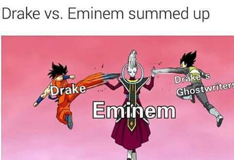 Eminem V Drake: Dawn of Music - meme