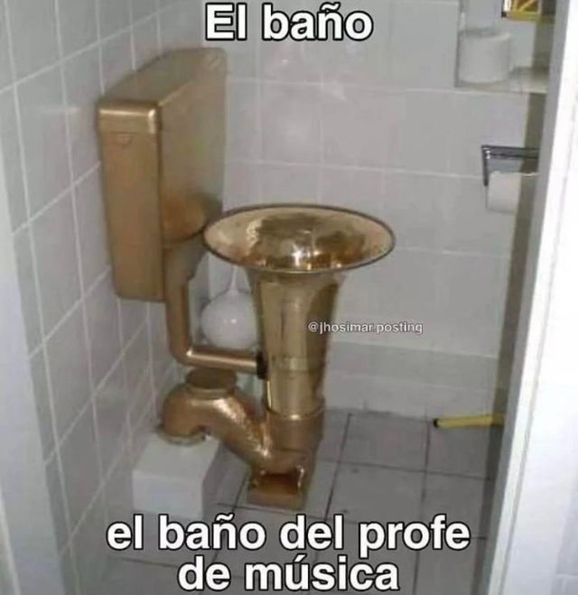 El Baño Del Profe De Música Meme Subido Por A7xgm Memedroid