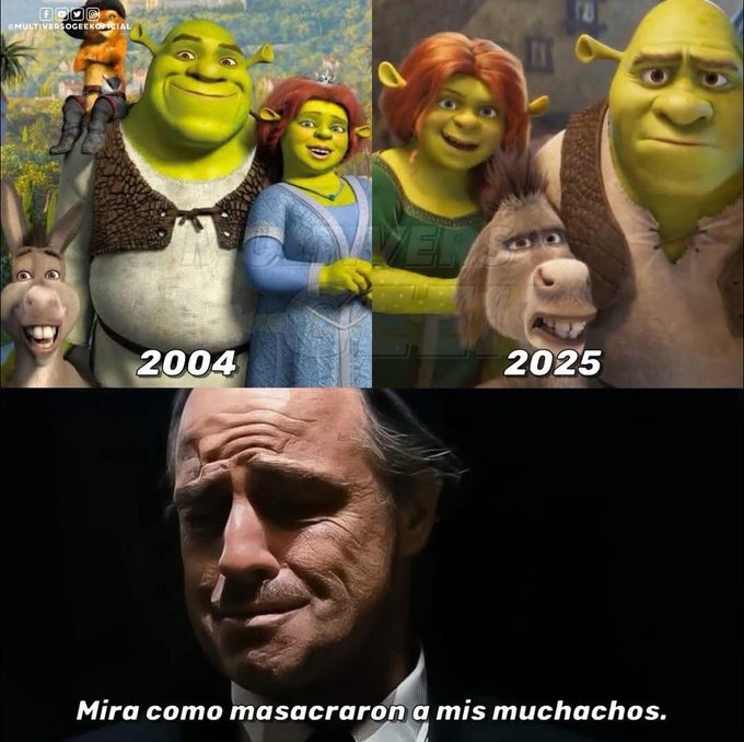 Masacraron Shrek - meme
