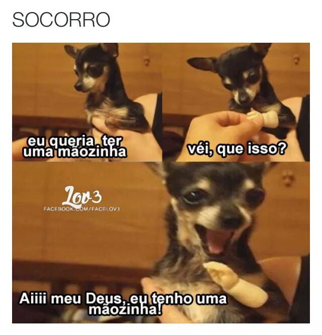 Uma mãozinha pra bater vários bolos - meme