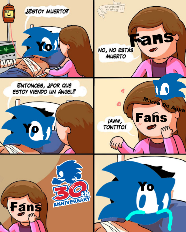 Extrañaba A Ese Sonic :'( - meme