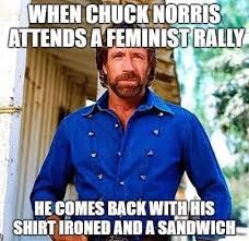 dongs being beaten by Chuck Norris - meme