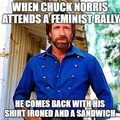 dongs being beaten by Chuck Norris