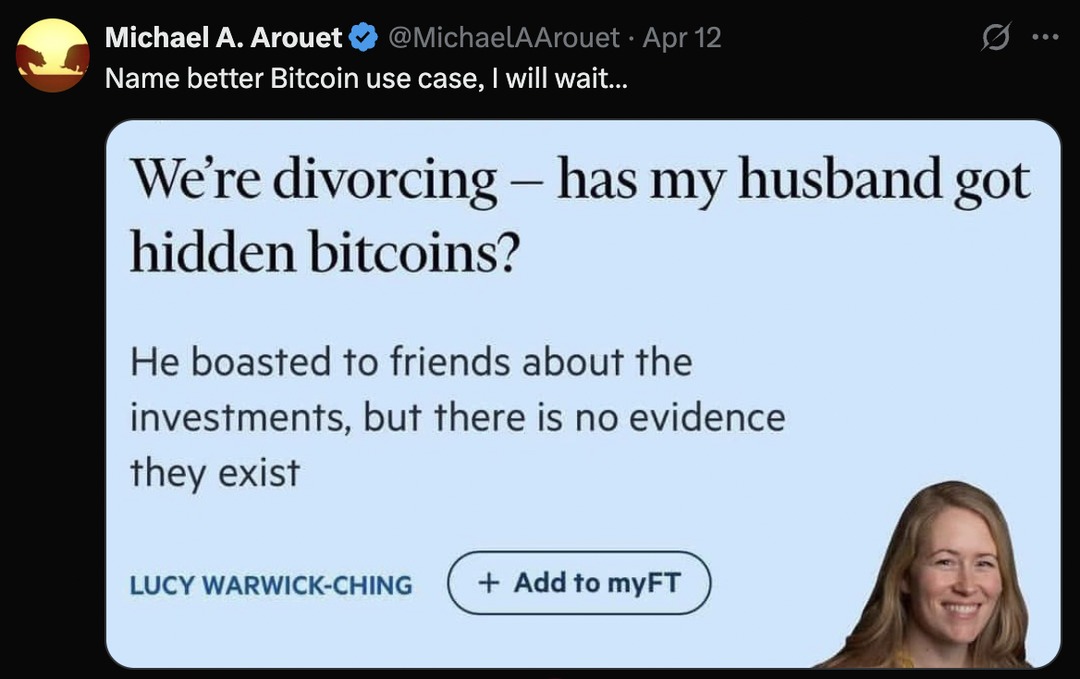 Bitcoin solves this - meme