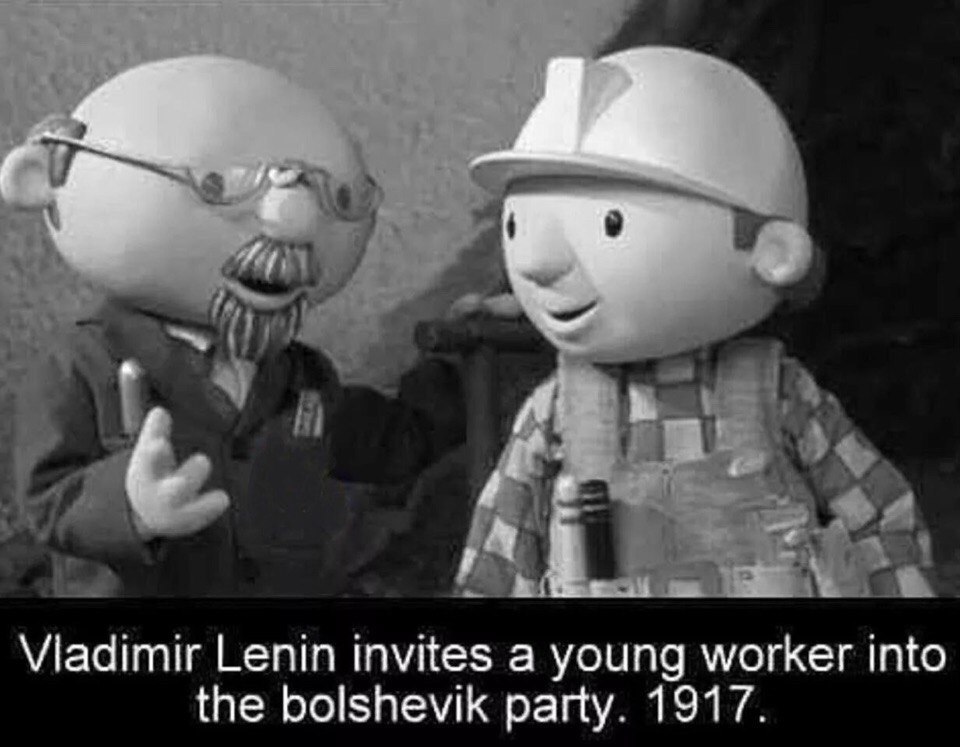 Lenin is strong - meme