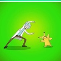 Rick and Pikachu