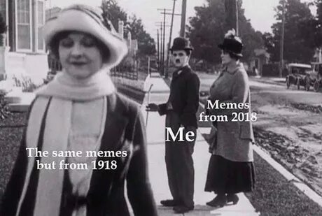 Chaplin done it - meme