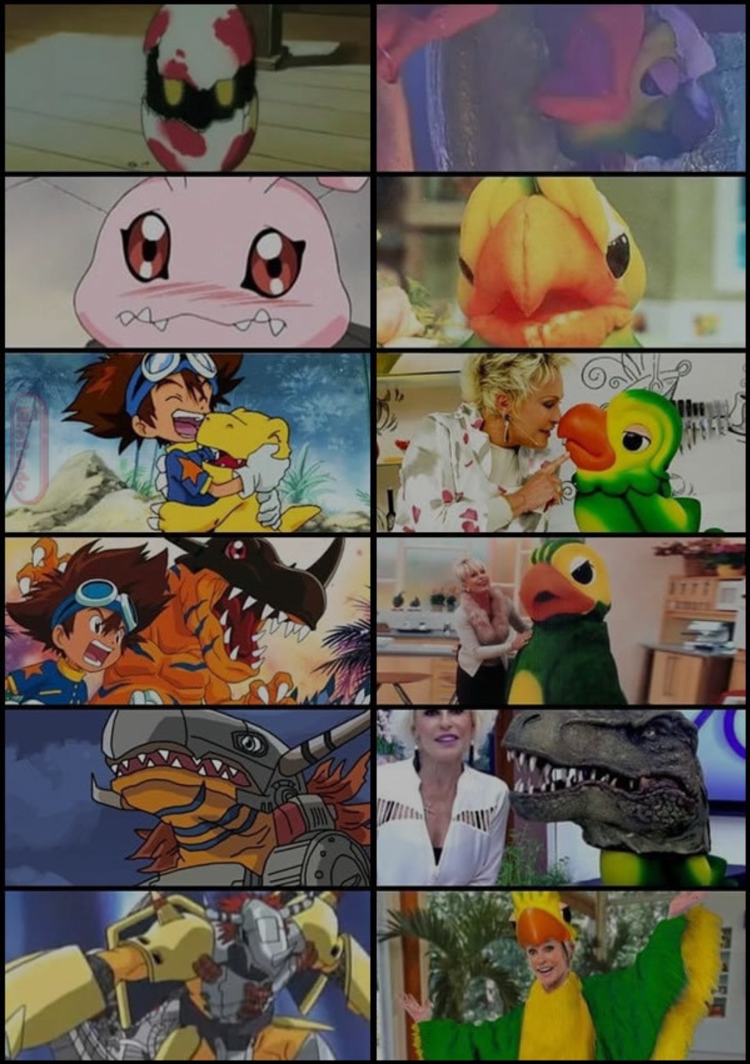 Digimon tá imitando ana maria praga - meme