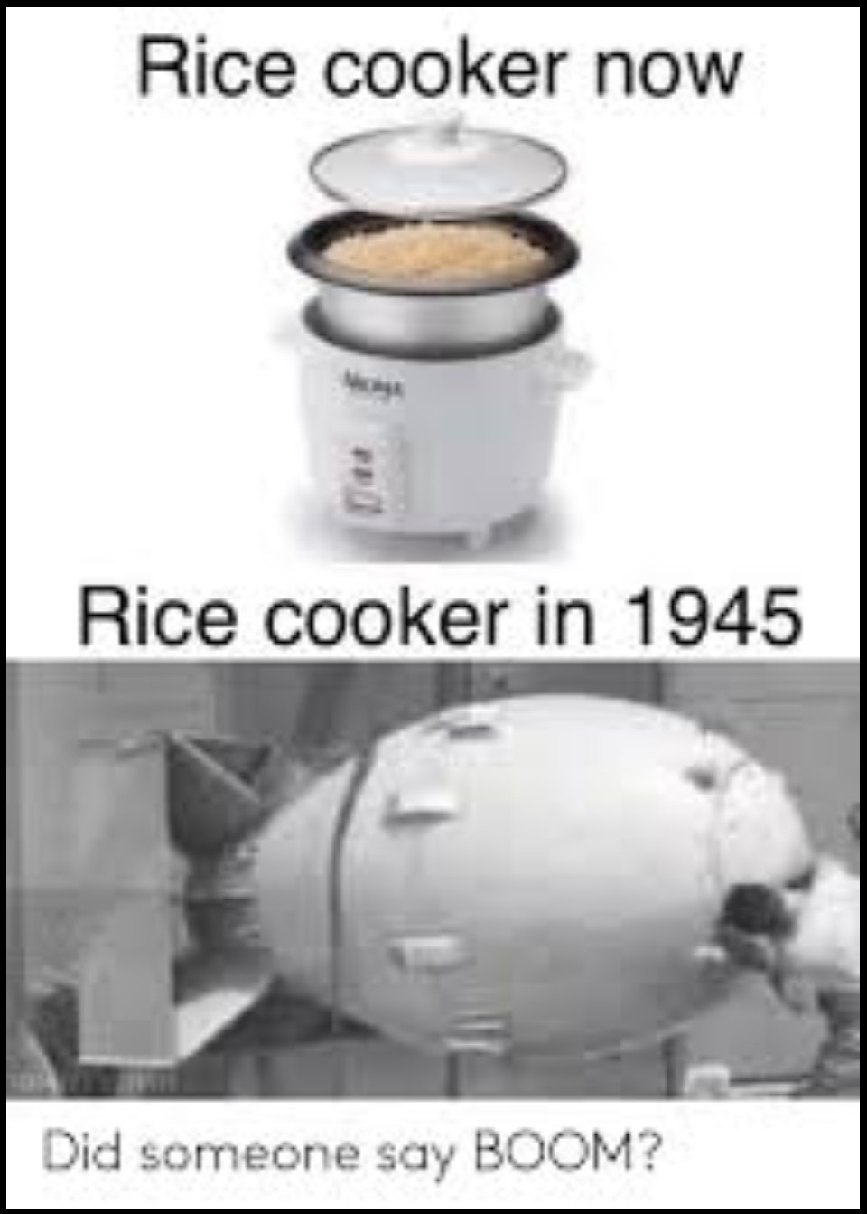 Rice is done - meme