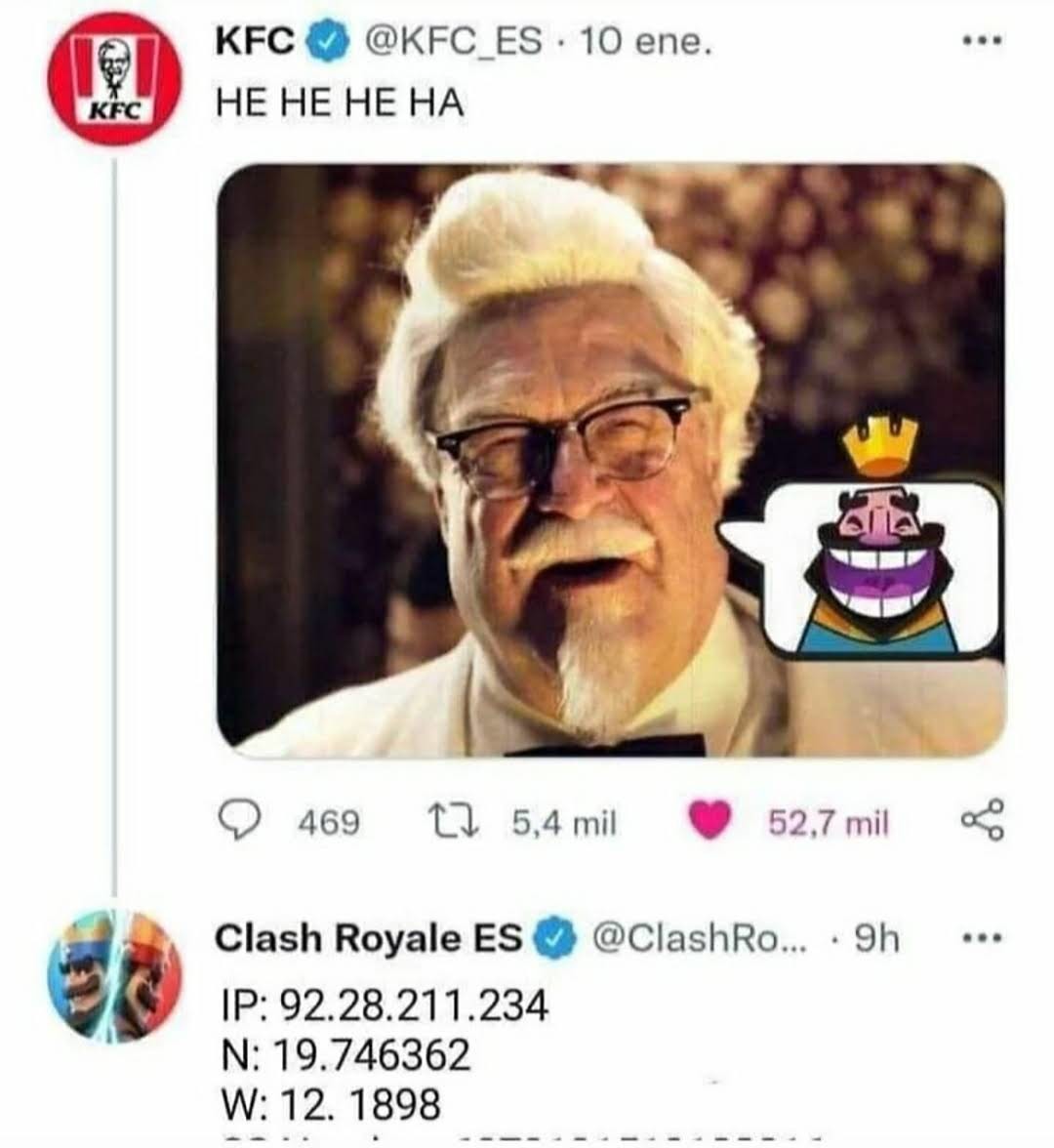 Clash Royals KFC - meme