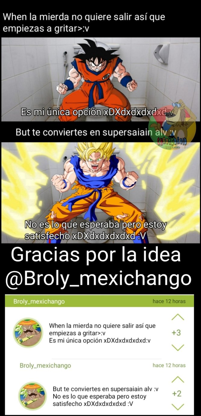 Gracias por la idea @Broly_mexichango - meme