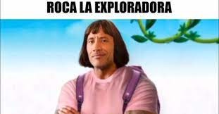 dora aventureira meme do the rock