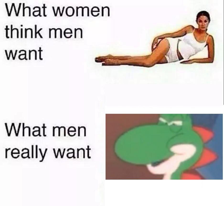 What men want - meme
